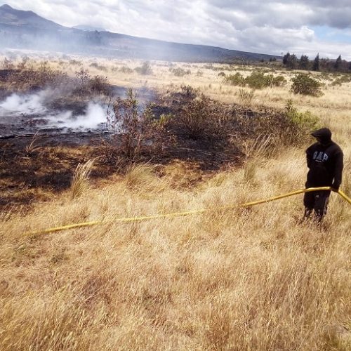INCENDIOS FORESTALES Y ACCIDENTE DE TRÁNSITO REPORTAN BOMBEROS DE LATACUNGA