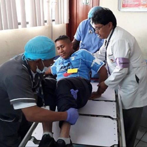 SIMULACRO SIMULTANEO ANTE ACCIDENTES DE TRÁNSITO E INTOXICACIÓN MASIVA SE REALIZÓ EN COTOPAXI