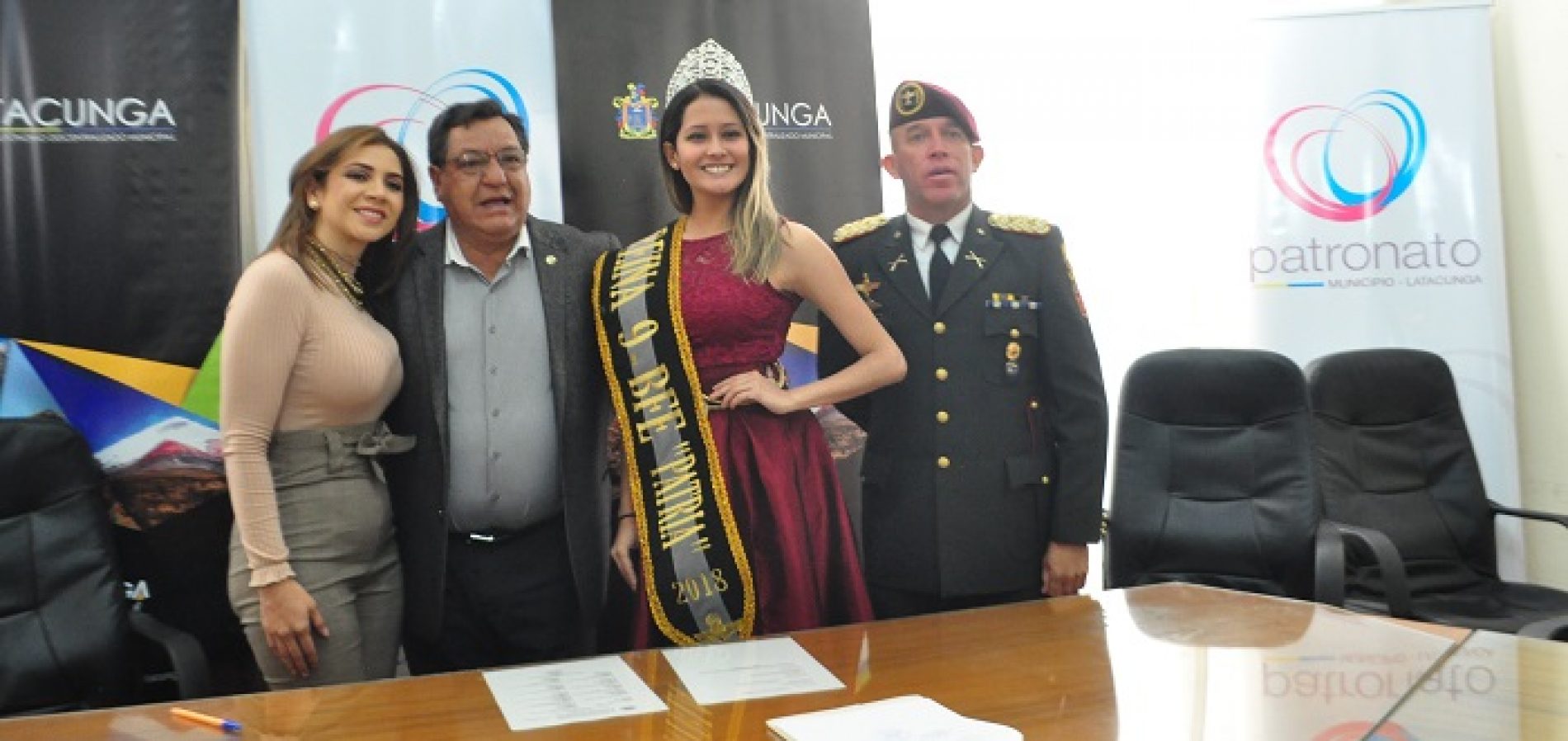 ANA MARÍA MORALES REPRESENTANTE DE LA BRIGADA PATRIA PRIMERA CANDIDATA A REINA DE LATACUNGA (VIDEO)