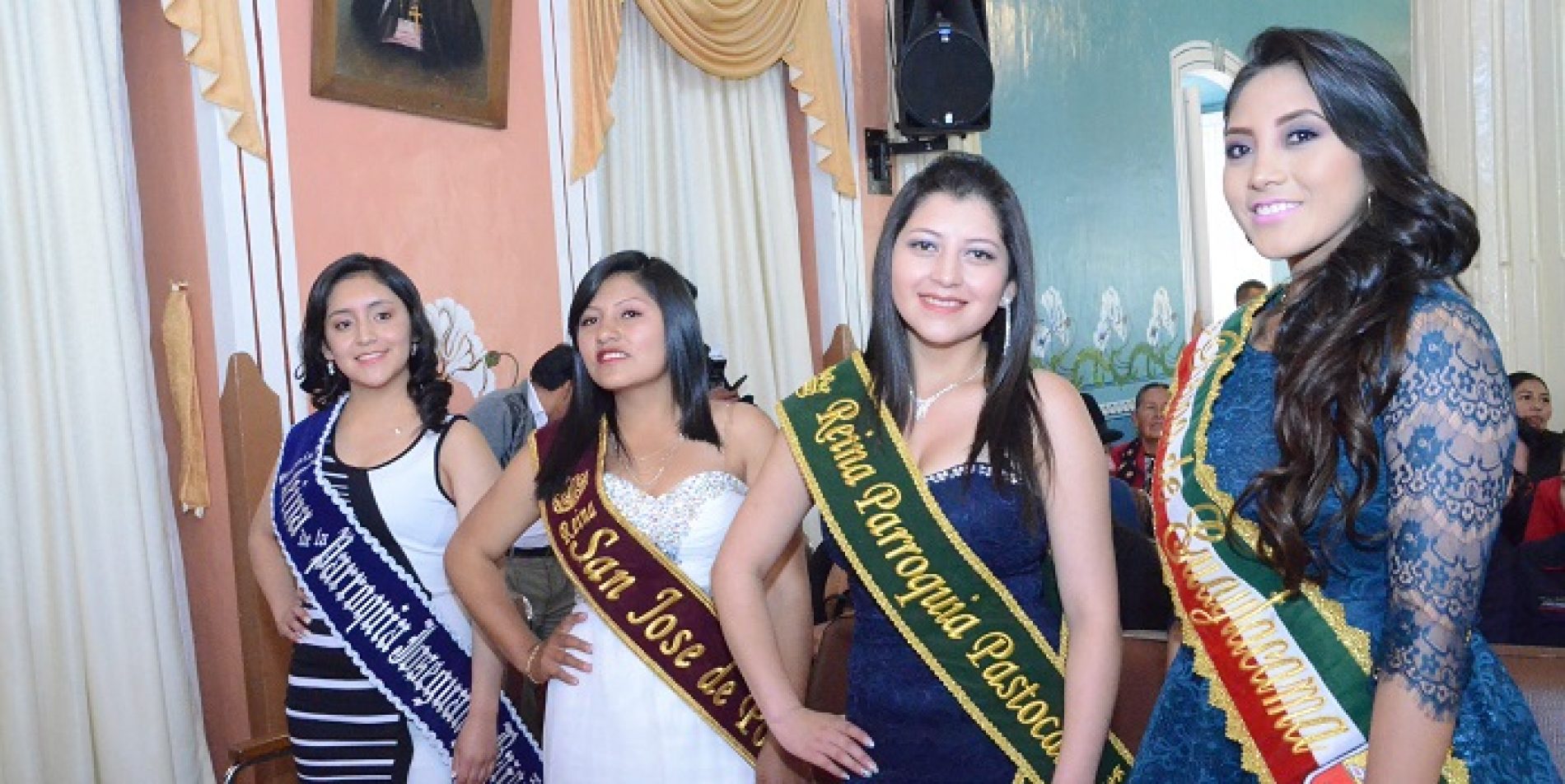 OCHO CANDIDATAS PRESENTADAS OFICIALMENTE PARA EL REINADO INTER PARROQUIAL DE LATACUNGA