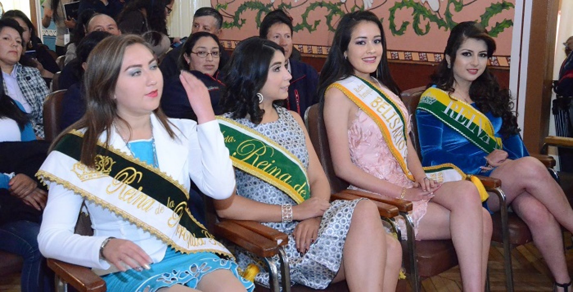 OCHO CANDIDATAS PRESENTADAS OFICIALMENTE PARA EL REINADO INTER PARROQUIAL DE LATACUNGA