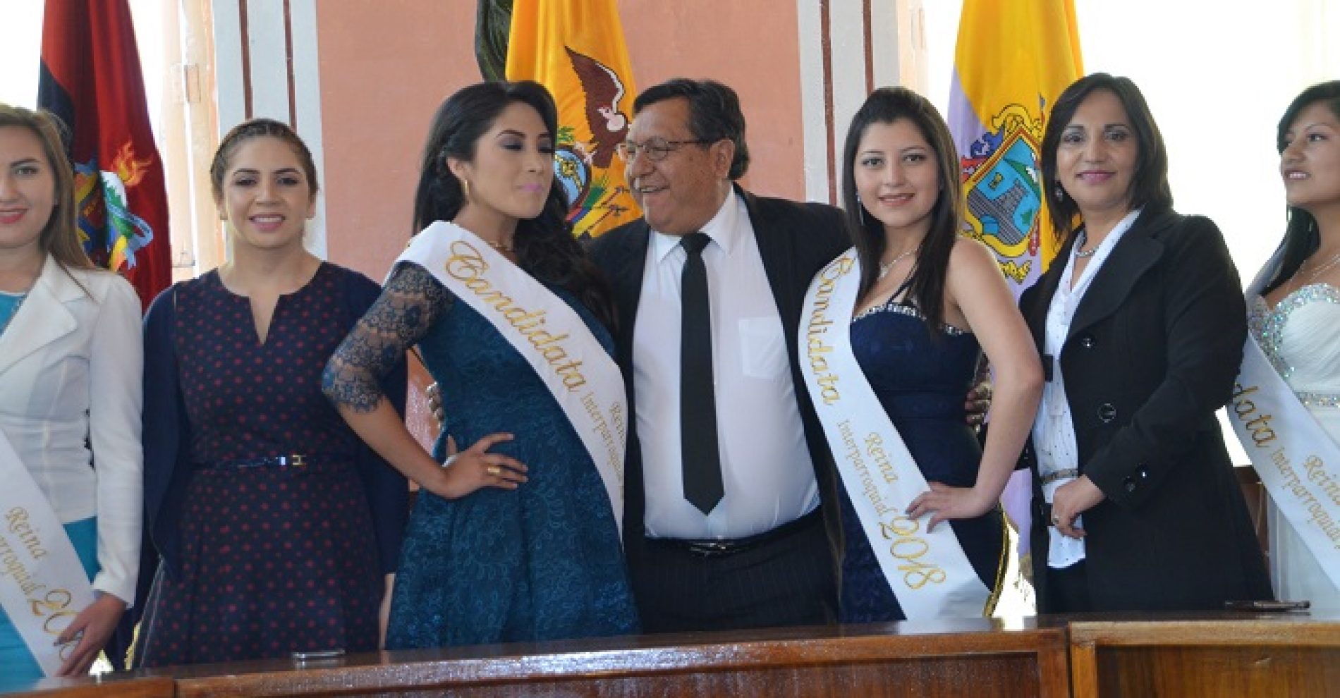 OCHO CANDIDATAS PRESENTADAS OFICIALMENTE PARA EL REINADO INTER PARROQUIAL DE LATACUNGA