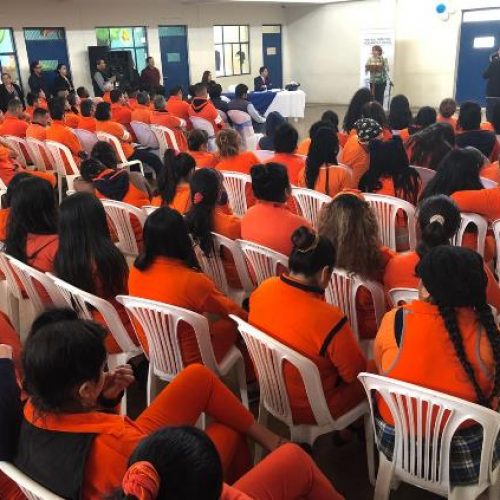 PRIMER GRUPO VOLUNTARIO “LOS CENTINELAS” SE PRESENTÓ EN EL CENTRO DE REHABILITACIÓN SOCIAL REGIONAL DE COTOPAXI.