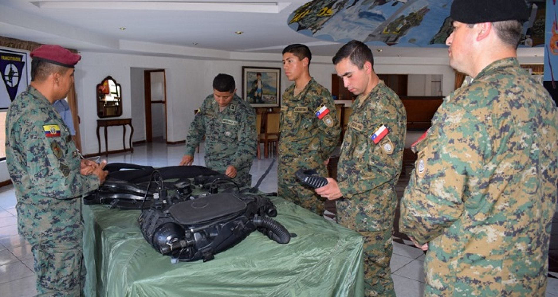 PERSONAL DEL EJÉRCITO DE CHILE VISITA LA BRIGADA “PATRIA”