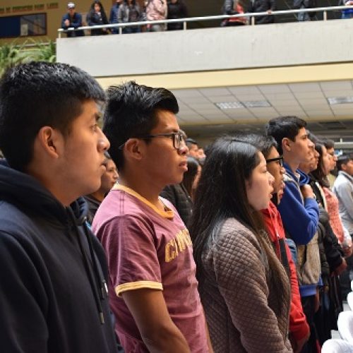 NUEVOS ESTUDIANTES INICIAN ACTIVIDADES ACADÉMICAS EN LA UTC