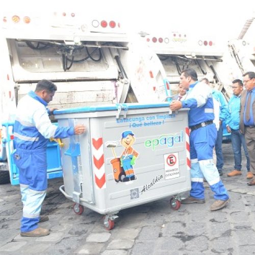 EPAGAL  ENTREGA SISTEMA DE AUTOMATIZACIÓN DE LA RECOLECCIÓN Y FIRMA TRES CONVENIOS CON  ASOCIACIONES DE RECICLADORES  (VIDEO)