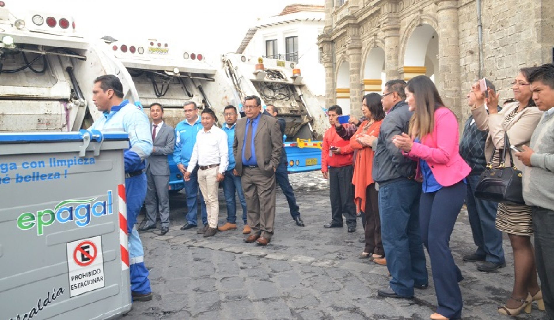 EPAGAL  ENTREGA SISTEMA DE AUTOMATIZACIÓN DE LA RECOLECCIÓN Y FIRMA TRES CONVENIOS CON  ASOCIACIONES DE RECICLADORES  (VIDEO)