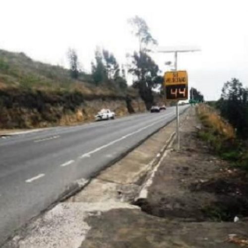 NUEVOS RADARES SE INSTALAN EN EL TRAMO JAMBELI – RIOBAMBA