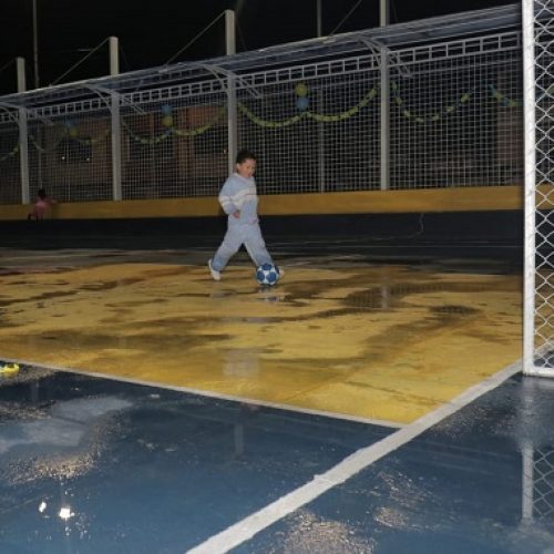 CIUDADELA  EL CHOFER (LATACUNGA)  ESTRENA CANCHAS DEPORTIVAS CON UNA INVERSIÓN DE 45 MIL DÓLARES
