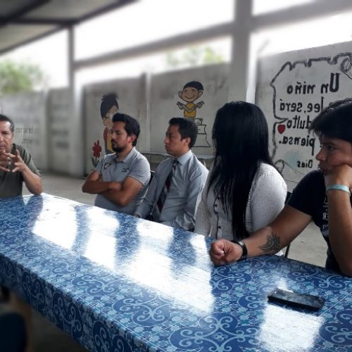 EQUIPO TÉCNICO,  VISITÓ LAS INSTALACIONES DE CENTROS EDUCATIVOS DEL   DISTRITO PUJILÍ-SAQUISILÍ,