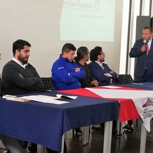 ESTUDIANTES DE LA CARRERA TÉCNICA EN SEGURIDAD PENITENCIARIA SE CAPACITAN EN DERECHOS HUMANOS EN LATACUNGA