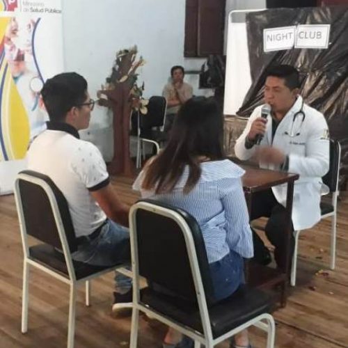 PROCESO DISTRITAL DE VIGILANCIA DE SALUD PÚBLICA ORGANIZÓ LA PRESENTACIÓN DE SOCIODRAMAS DIRIGIDA A ESTUDIANTES DE LATACUNGA ACERCA DEL VIH/SIDA