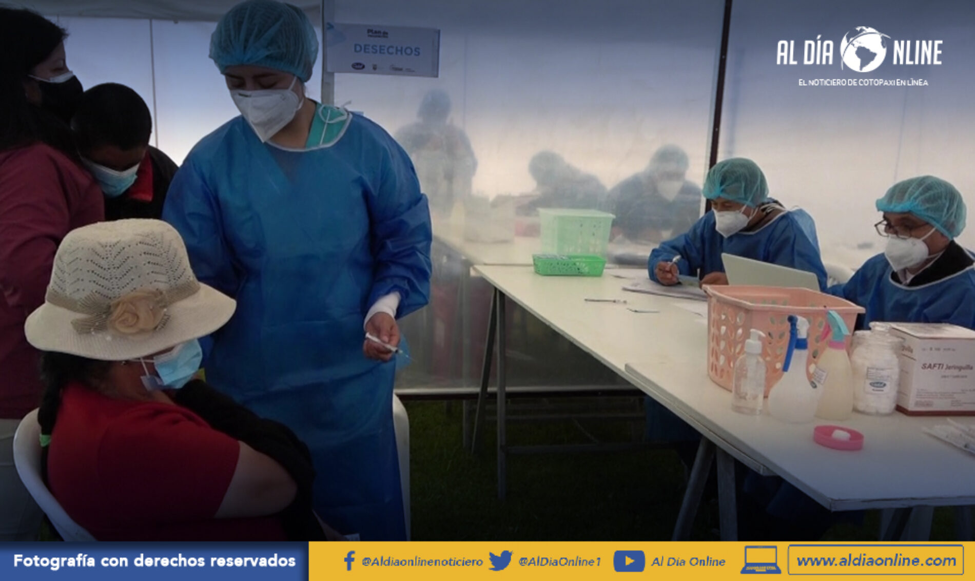 CEDAL PUNTO DE VACUNACIÓN DE COVID 19  DE TERCERA DOSIS HASTA EL MIERCOLES 19 (VIDEO)