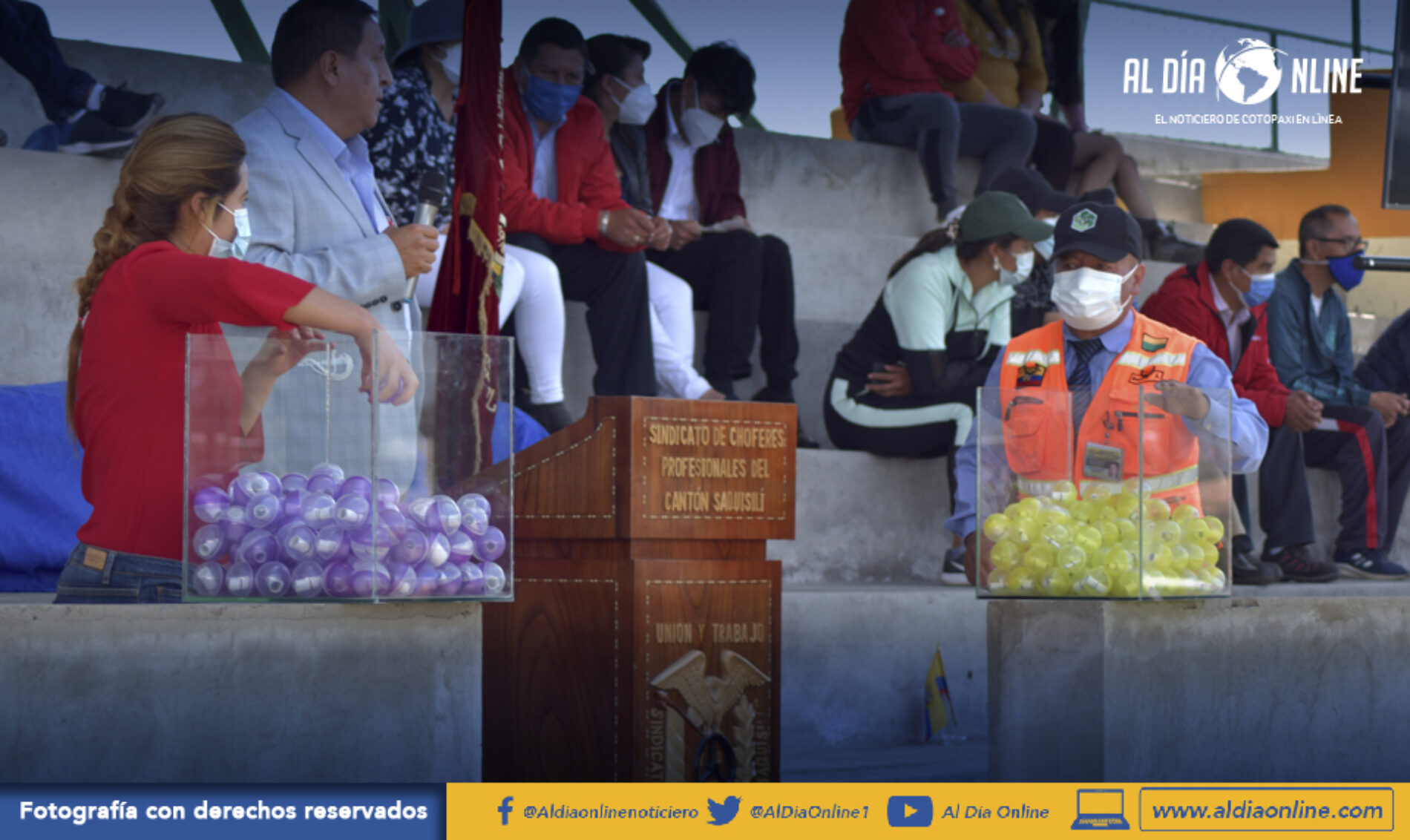 URBANIZACIÓN DEL SINDICATO DE CHOFERES ADJUDICÓ LOTES A SUS SOCIOS MEDIANTE SORTEO PÚBLICO.