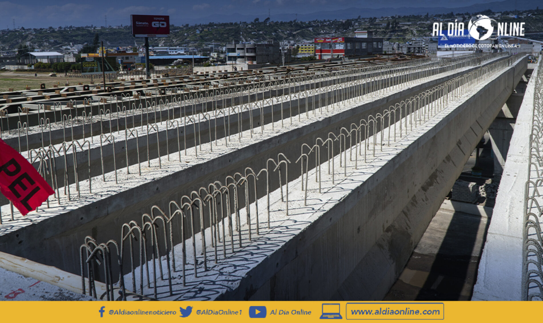 INTERCAMBIADOR NORTE DE LATACUNGA ESTÁ EN SU ETAPA DE CONSTRUCCIÓN FINAL. (AUDIOS)