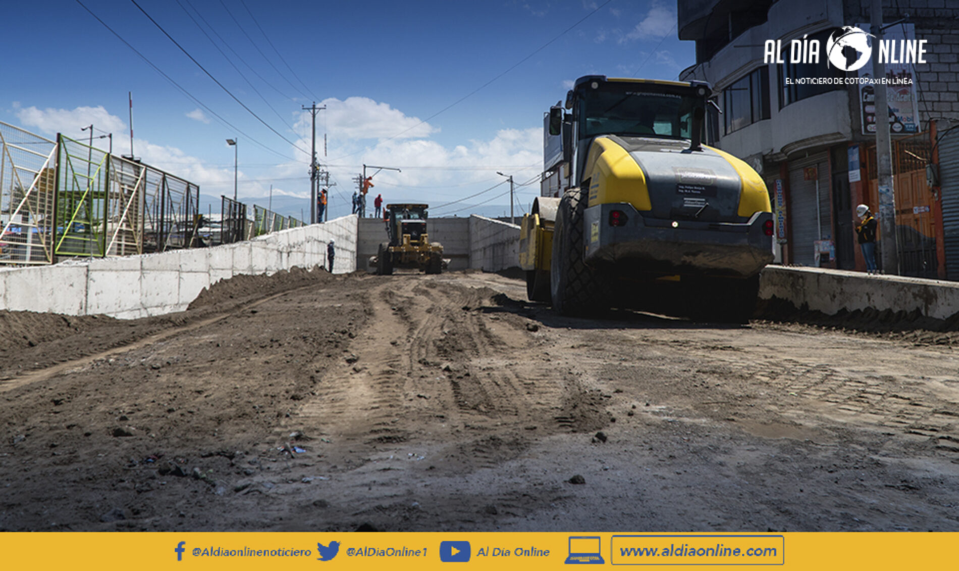 INTERCAMBIADOR NORTE DE LATACUNGA ESTÁ EN SU ETAPA DE CONSTRUCCIÓN FINAL. (AUDIOS)