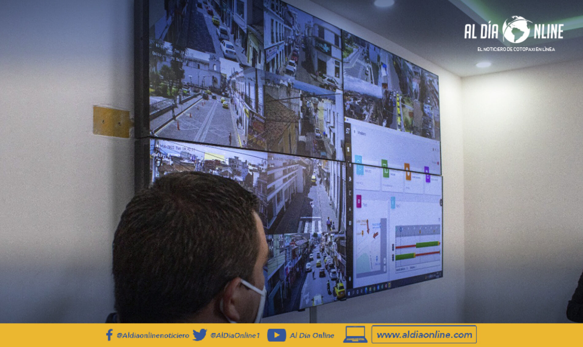 SEMÁFOROS INSTALADOS EN LATACUNGA CUENTAN CON UN SISTEMA INTELIGENTE QUE CONTROLARÁ LA SALA DE MONITOREO MUNICIPAL