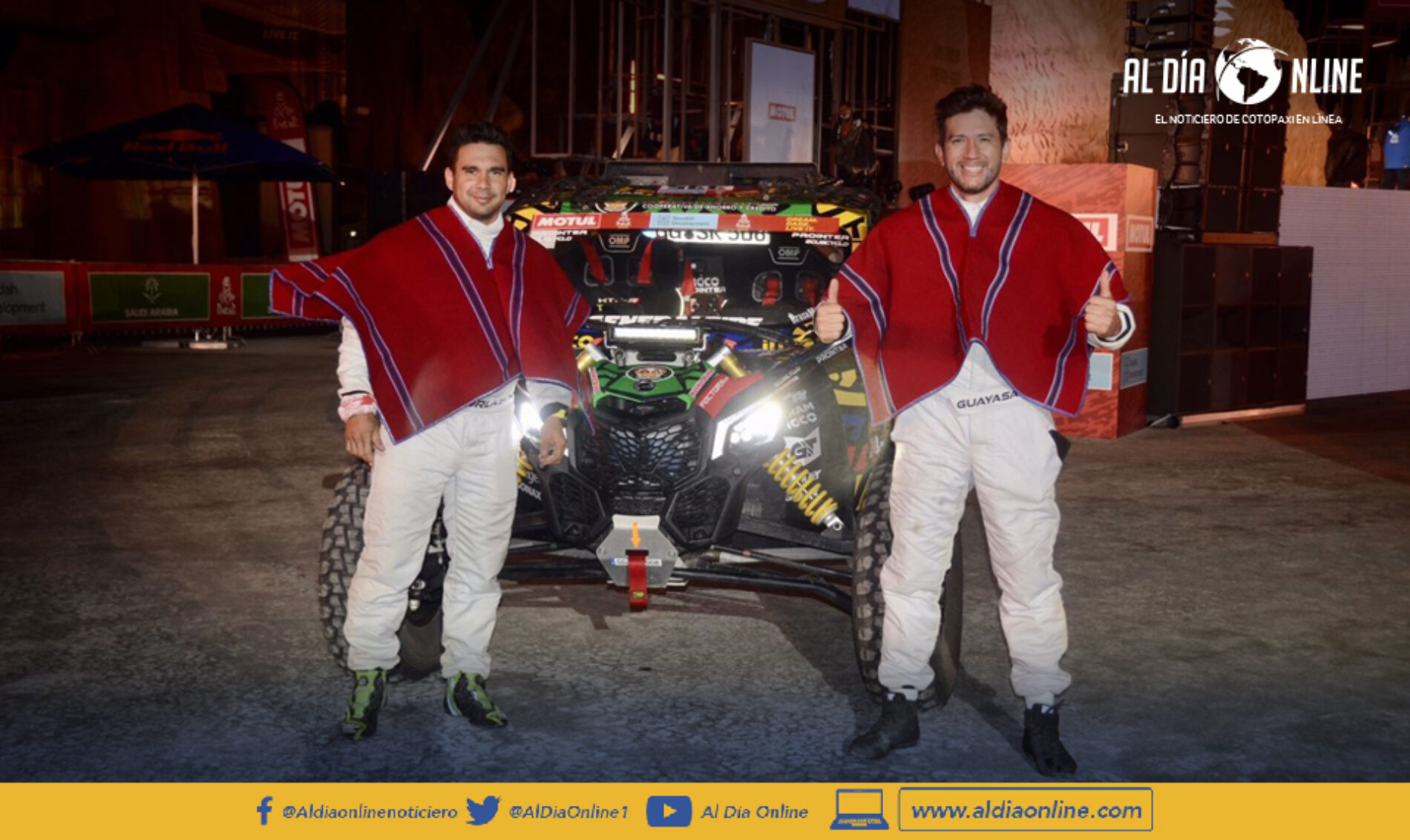 MUSHUC RUNA IMPARABLE JUNTO A SEBASTIÁN GUAYASAMÍN EN RALLY DAKAR 2022 OCTAVOS EN LA GENERAL