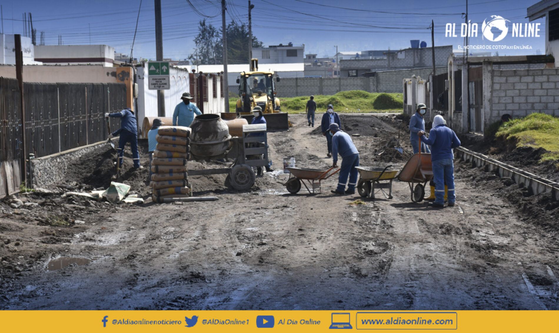 GAD SALCEDO REGENERA DE VARIAS CALLES DE LA URBANIZACIÓN RUMIPAMBA DE LAS ROSAS