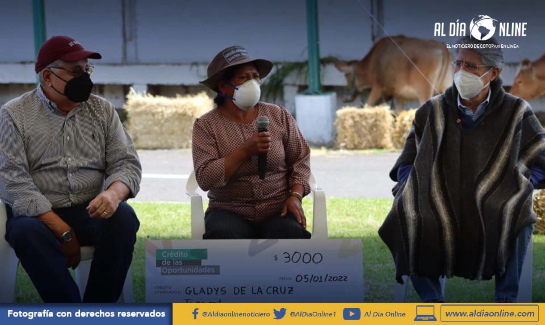 MUJERES AGRICULTORAS DE COTOPAXI SON LAS PRIMERAS BENEFICIADAS CON CRÉDITOS AL 1%