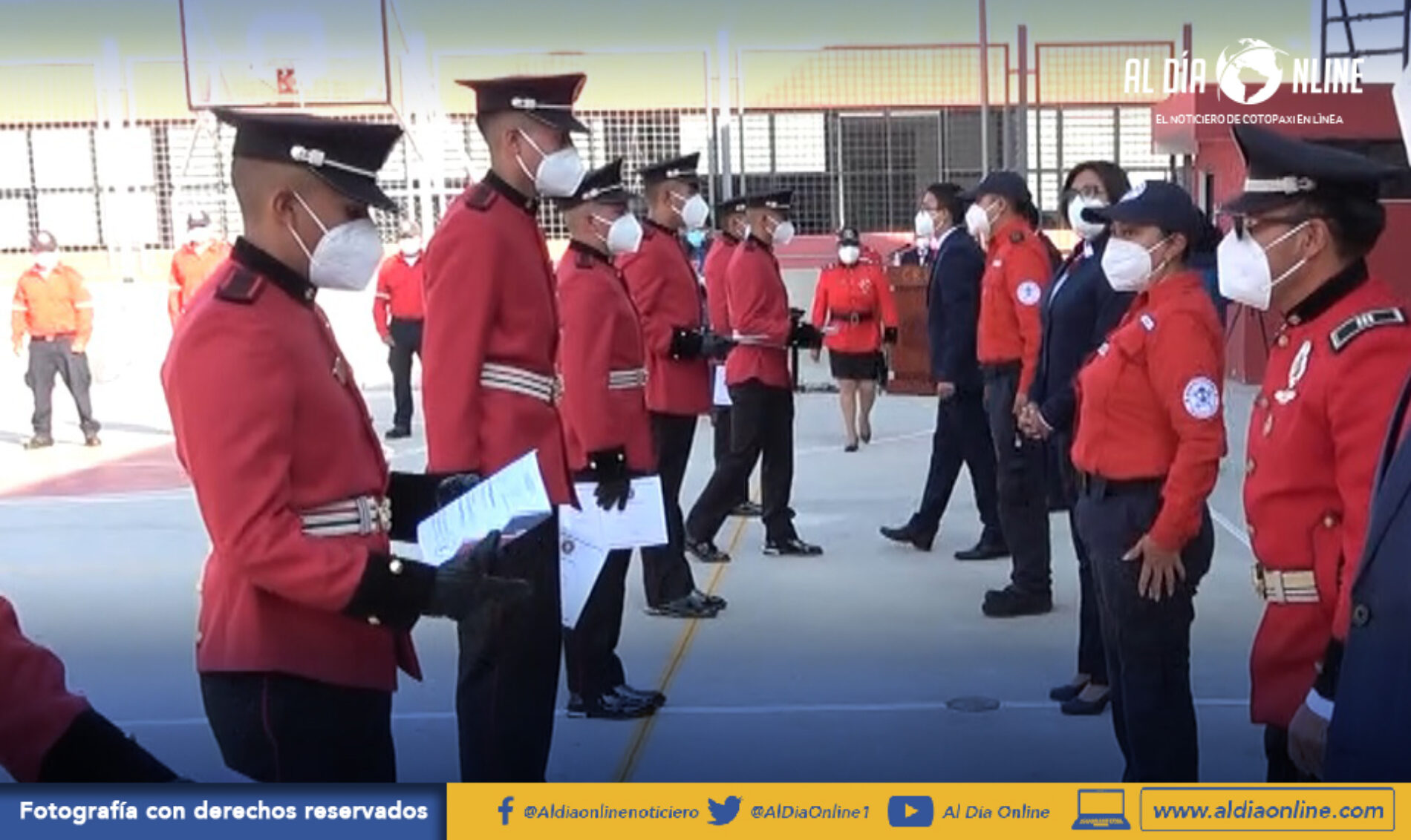 OCHO FLAMANTES BOMBEROS SE INCORPORAN AL CUERPO DE BOMBEROS DE LATACUNGA (VIDEO)