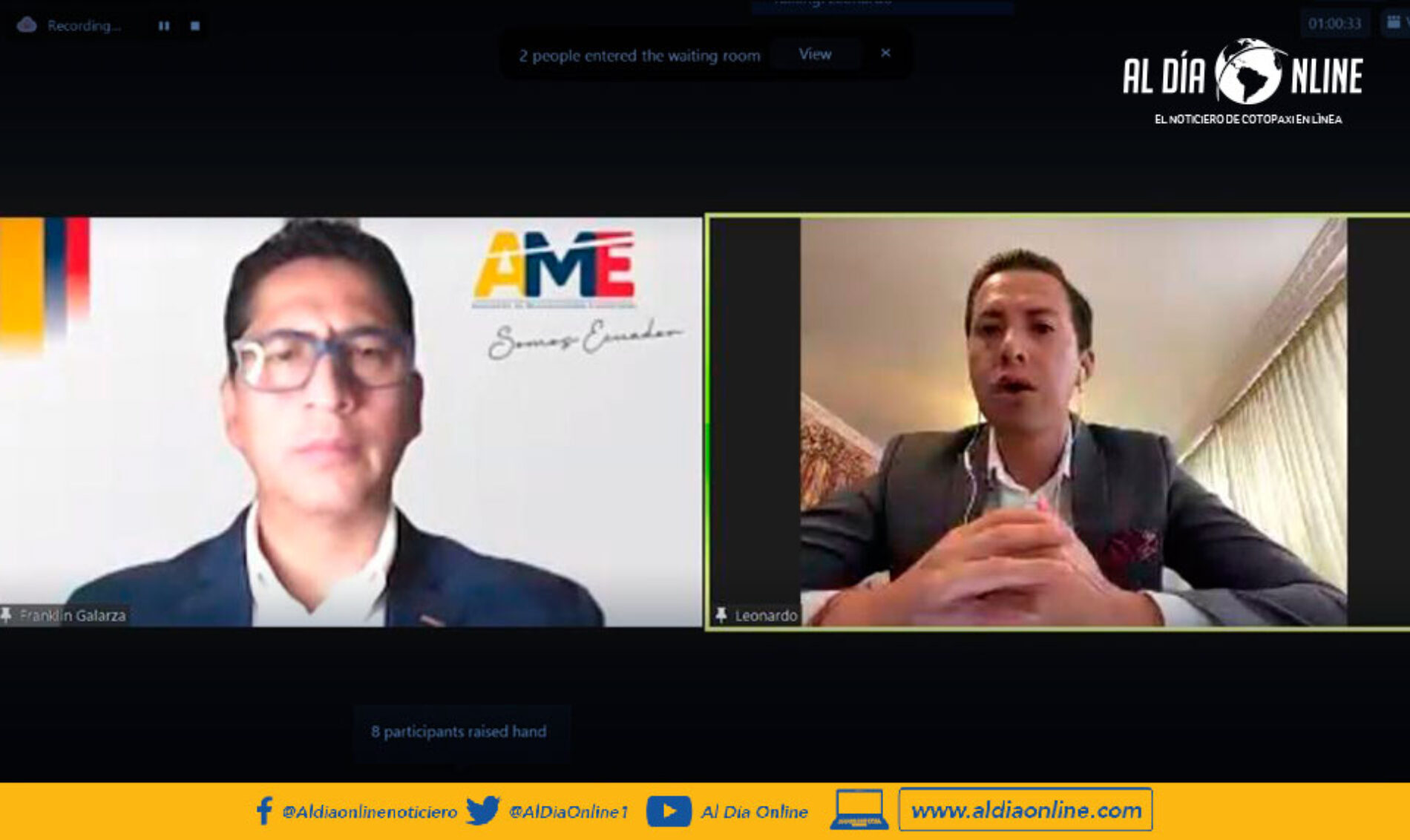 AME, COE Y MINISTROS DE ESTADO ARTICULAN ACCIONES ANTE INCREMENTO DE CASOS COVID-19