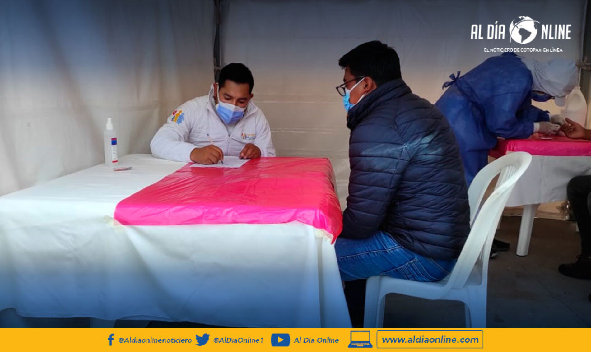 PATRONATO MUNICIPAL REALIZÓ PRUEBAS RÁPIDAS GRATUITAS A PERIODISTAS DE COTOPAXI.(VIDEO)