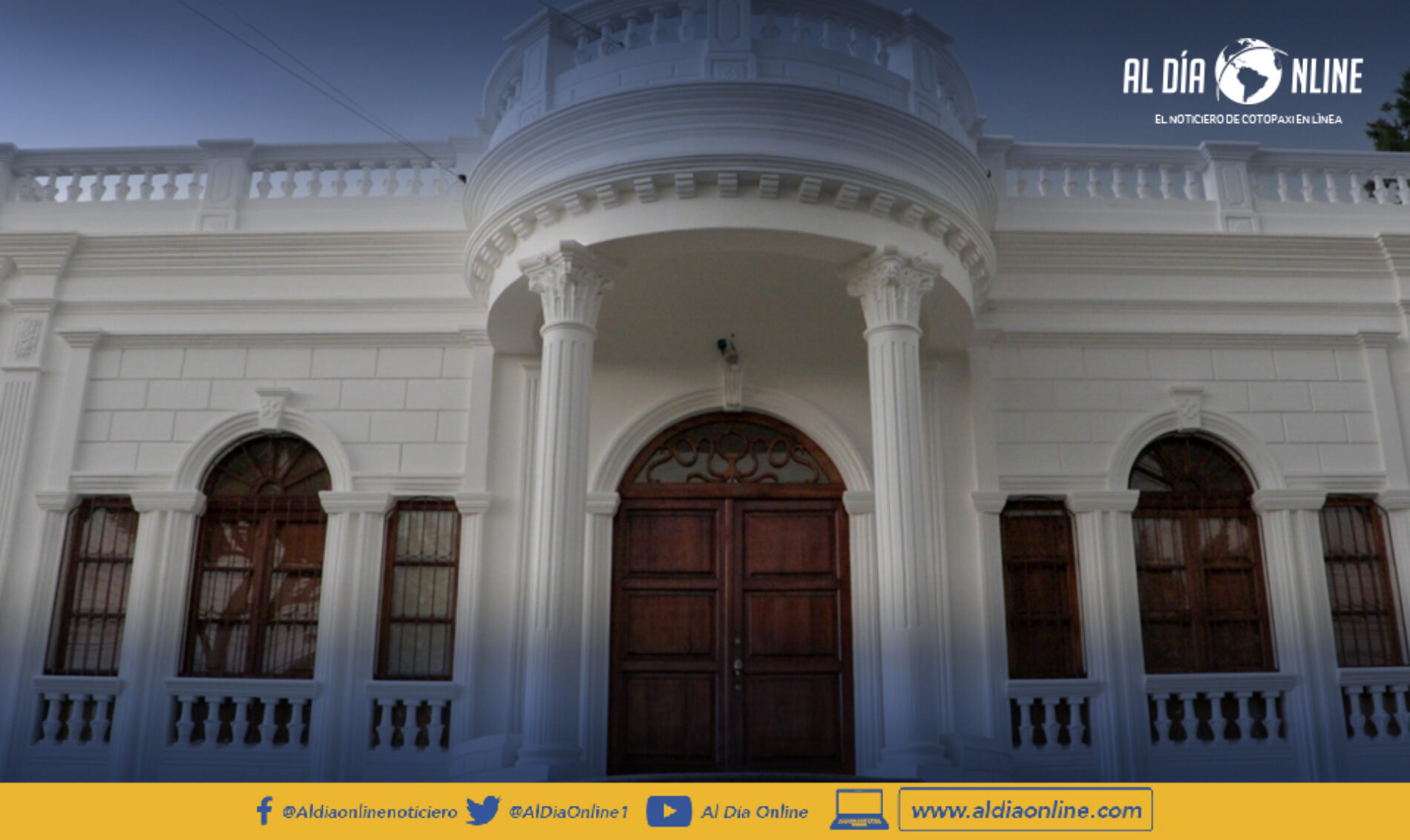 MUNICIPIO DE LATACUNGA INICIA RESTAURACIÓN DE LA VILLA ARANJUEZ.(VIDEOS)