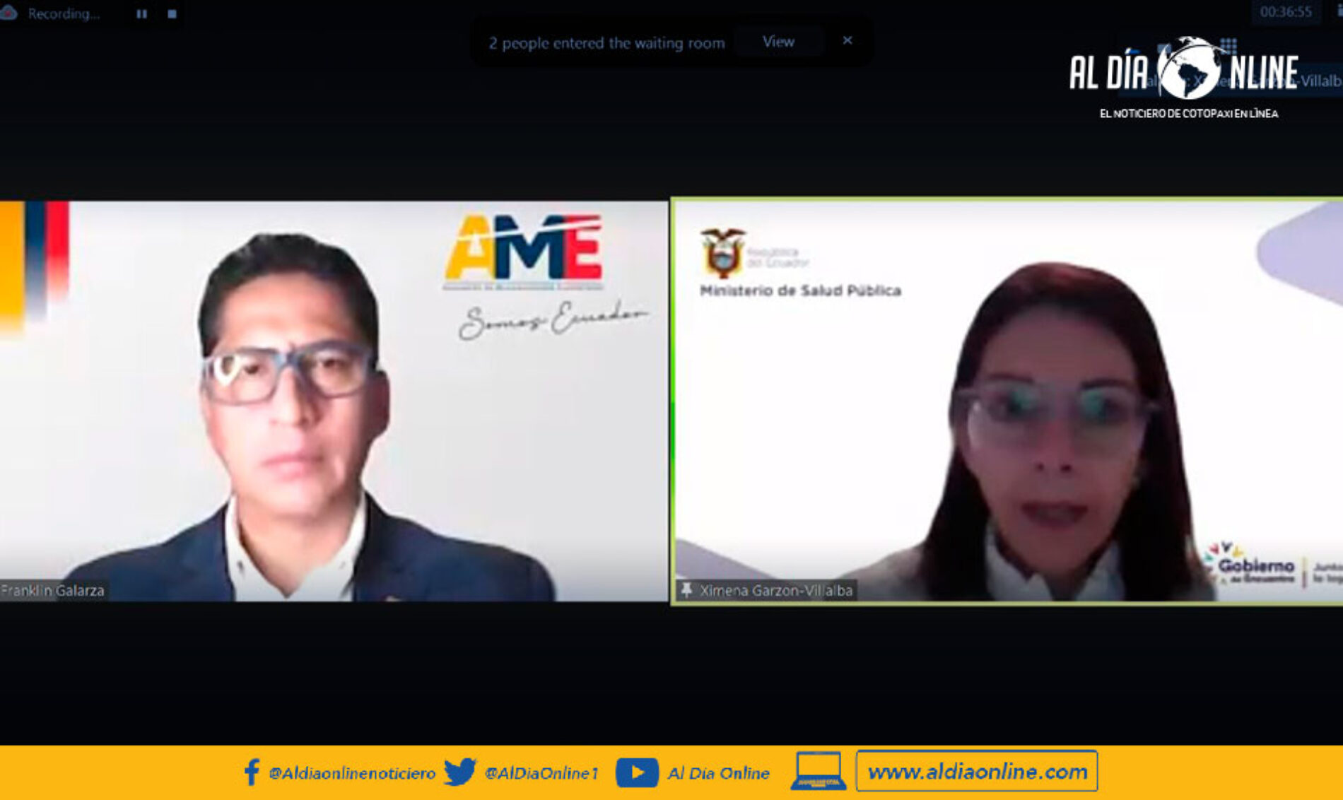 AME, COE Y MINISTROS DE ESTADO ARTICULAN ACCIONES ANTE INCREMENTO DE CASOS COVID-19