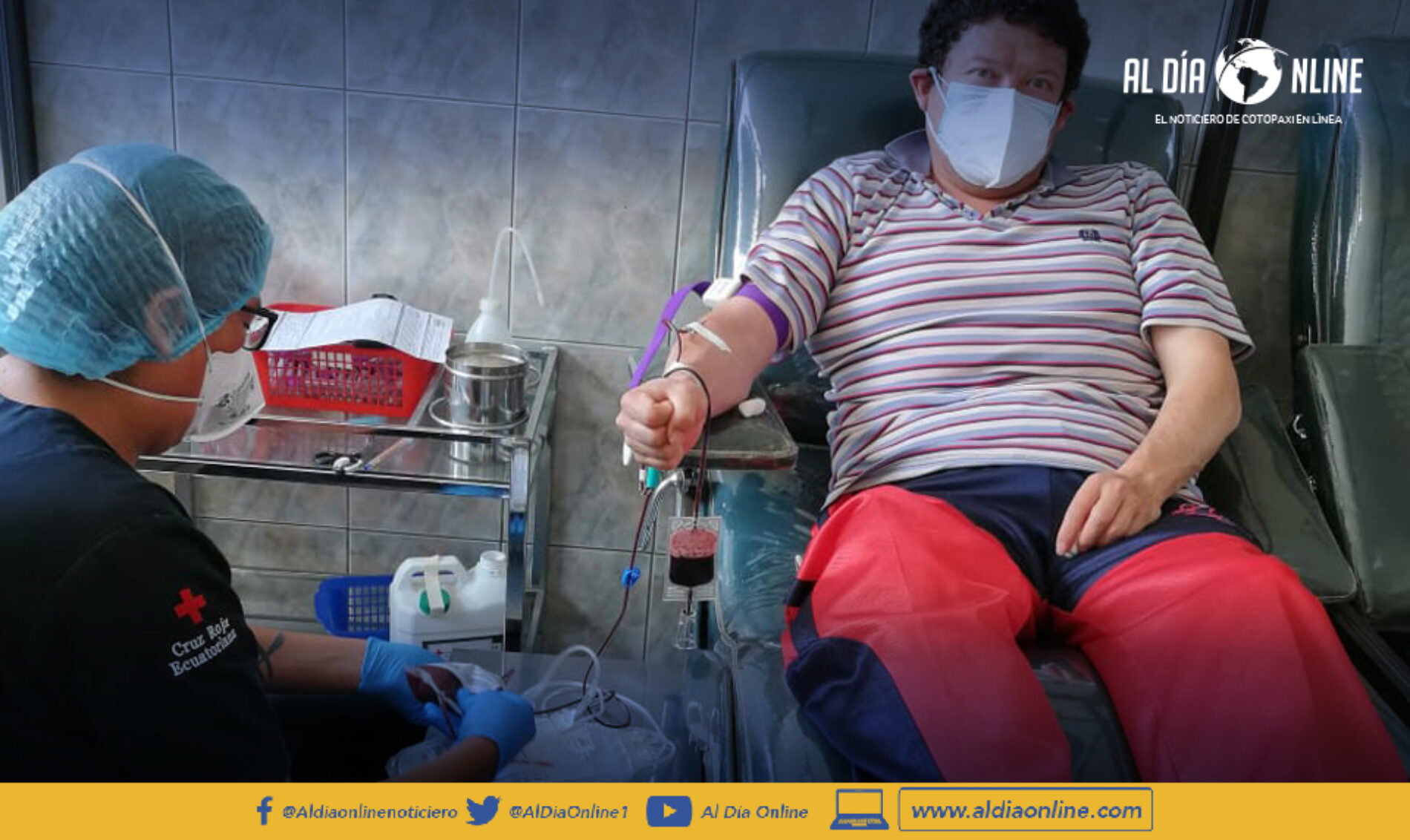 CRUZ ROJA ECUATORIANA JUNTA PROVINCIAL DE COTOPAXI DESARROLLÓ CON ÉXITO CAMPAÑA DE DONACIÓN VOLUNTARIA Y REPETITIVA DURANTE EL 2021.(VIDEO)