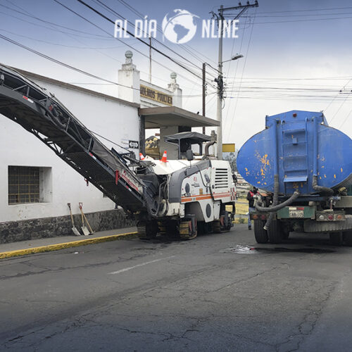GAD LATACUNGA INICIÓ LA PRIMERA ETAPA DE REPAVIMENTACIÓN EN EL CENTRO DE LA CIUDAD DESDE LA AVENIDA RUMIÑAHUI