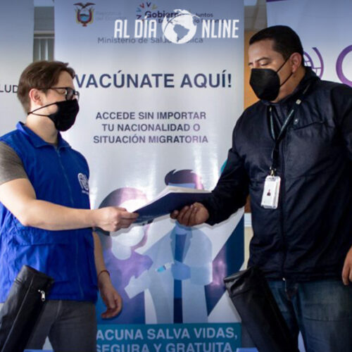 OIM DONÓ ALREDEDOR DE 700 INSUMOS DE BIOSEGURIDAD AL MINISTERIO DE SALUD PÚBLICA