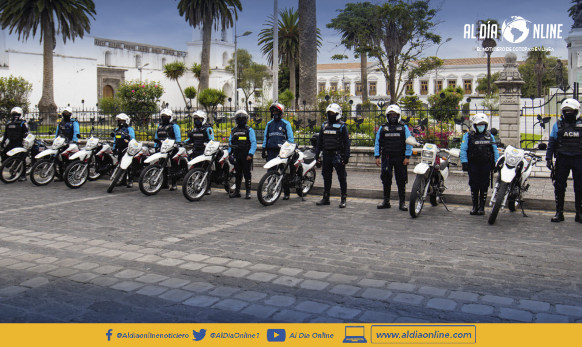 EL CANTÓN LATACUNGA ES MONITOREADO CON DRONES Y CÁMARAS DE SEGURIDAD CON DIFERENTES FRENTES