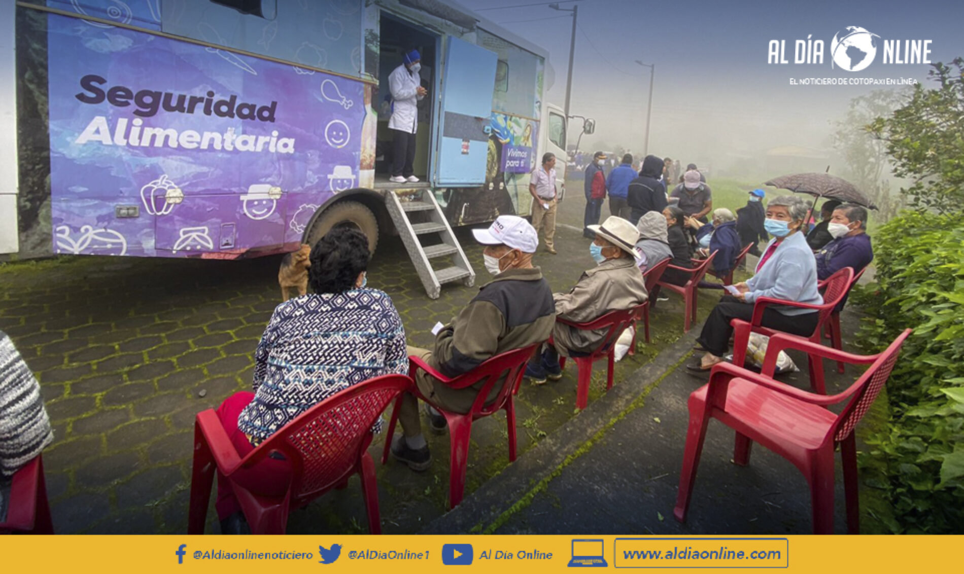 MUNICIPIO DE RIOBAMBA LLEGA CON AYUDA AL SUBTRÓPICO DE COTOPAXI POR GESTIÓN DE CONCEJAL CHUGCHILÁN