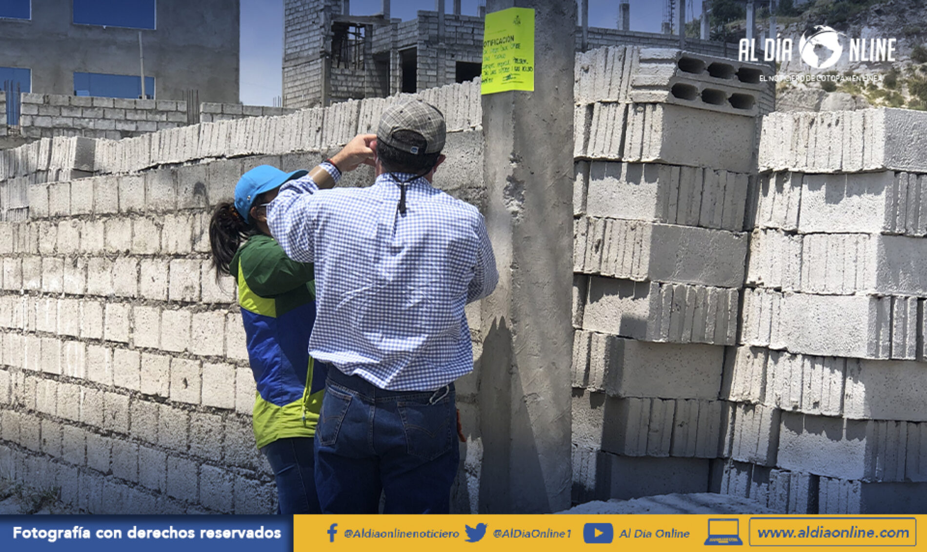 COMISARÍA DE CONSTRUCCIONES NOTIFICA A PROPIETARIOS DE LOS PREDIOS QUE NO TIENEN CERRAMIENTO EN LATACUNGA