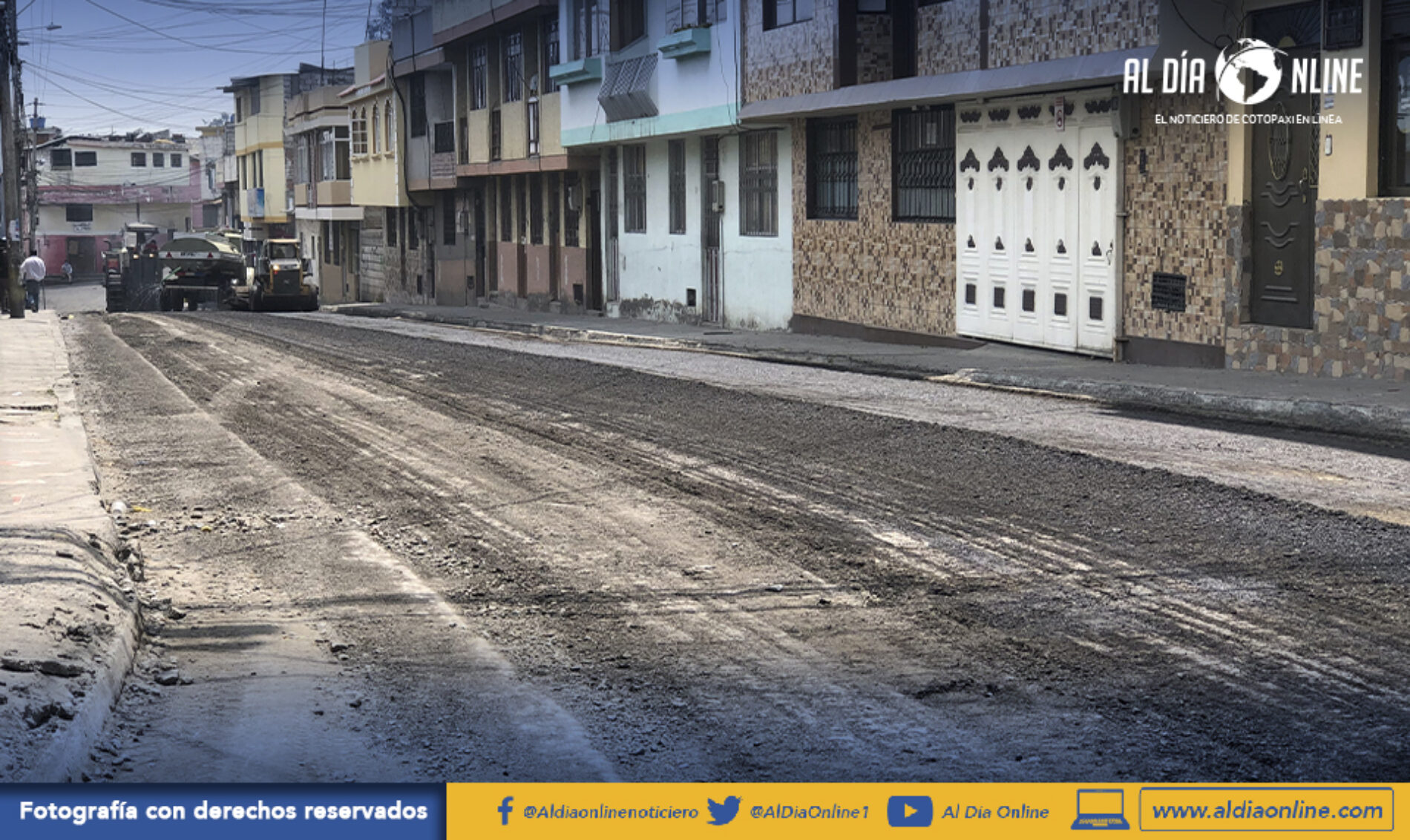 AVANZA PLAN DE OBRAS VIALES, AL MOMENTO SE TRABAJA EN EL RECAPEO DE LA VÍA QUE CONDUCE A SANTA ROSA DE PICHUL