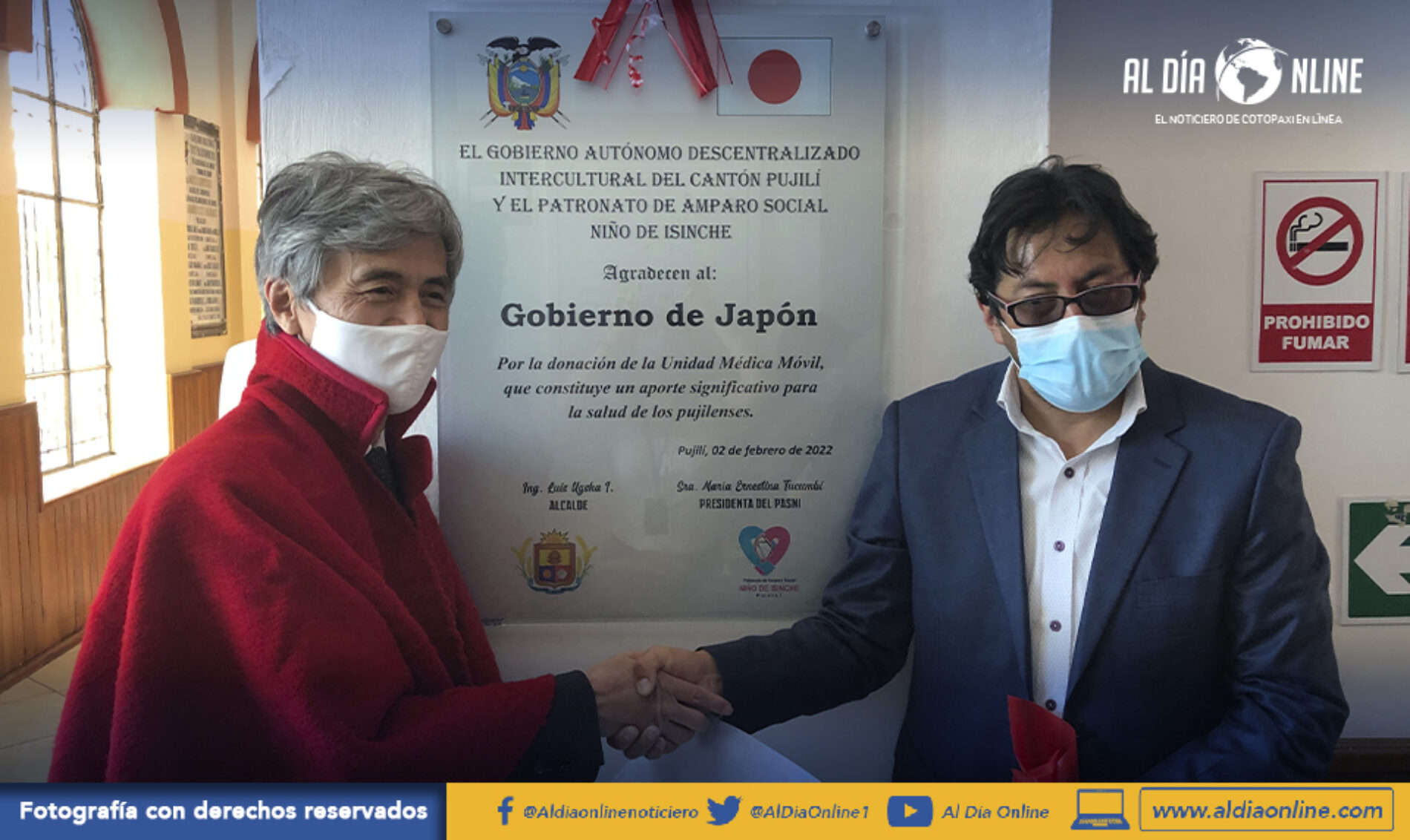 EMBAJADA DE JAPÓN ENTREGÓ UNIDAD MÉDICA MÓVIL A PUJILÍ, LA MISMA LLEGARÁ A SECTORES RURALES CON MEDICINA GENERAL Y ODONTOLOGÍA