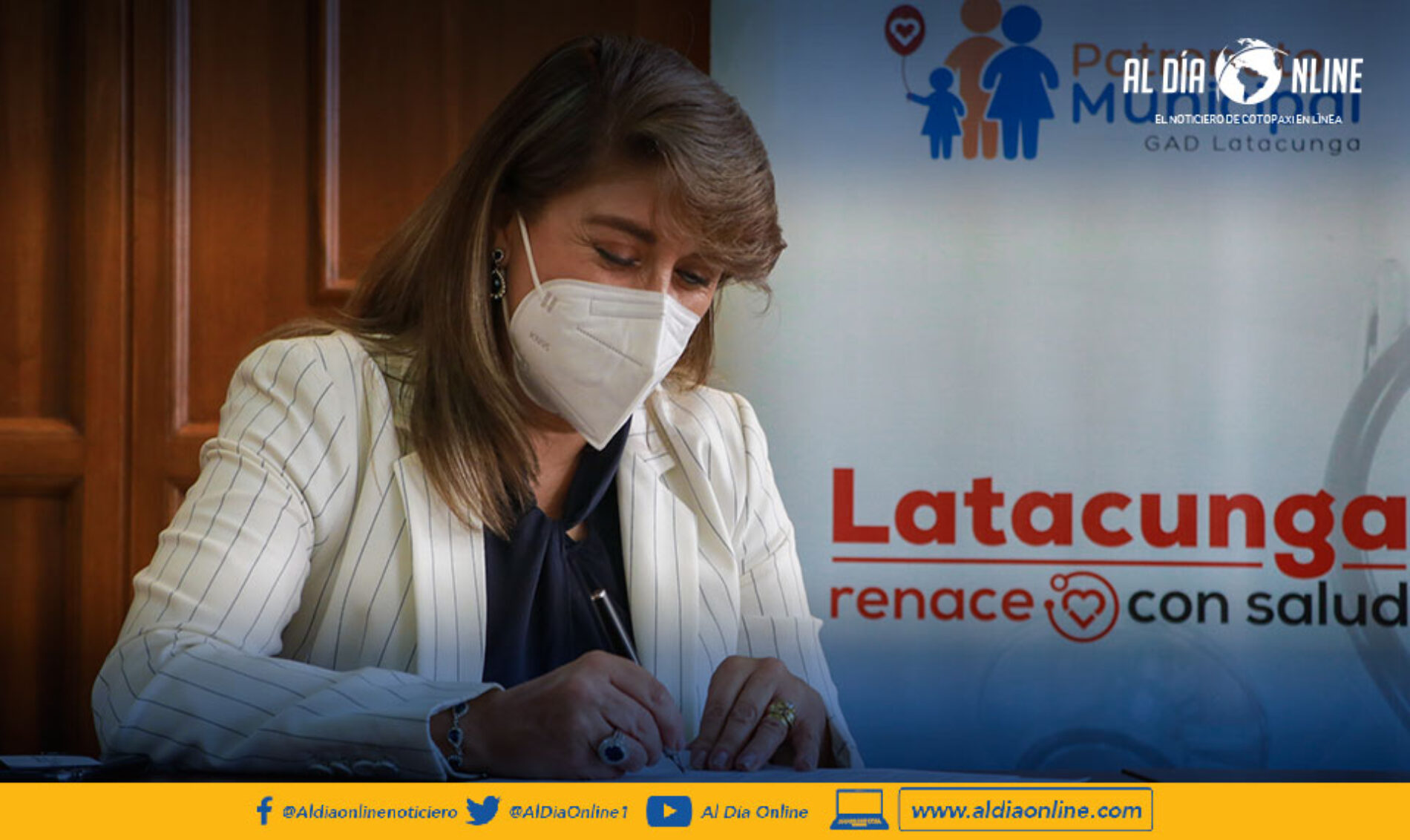 PATRONATO MUNICIPAL DE LATACUNGA FIRMÓ CONVENIO INTERINSTITUCIONAL CON EL HOSPITAL DE SOLCA TUNGURAHUA 