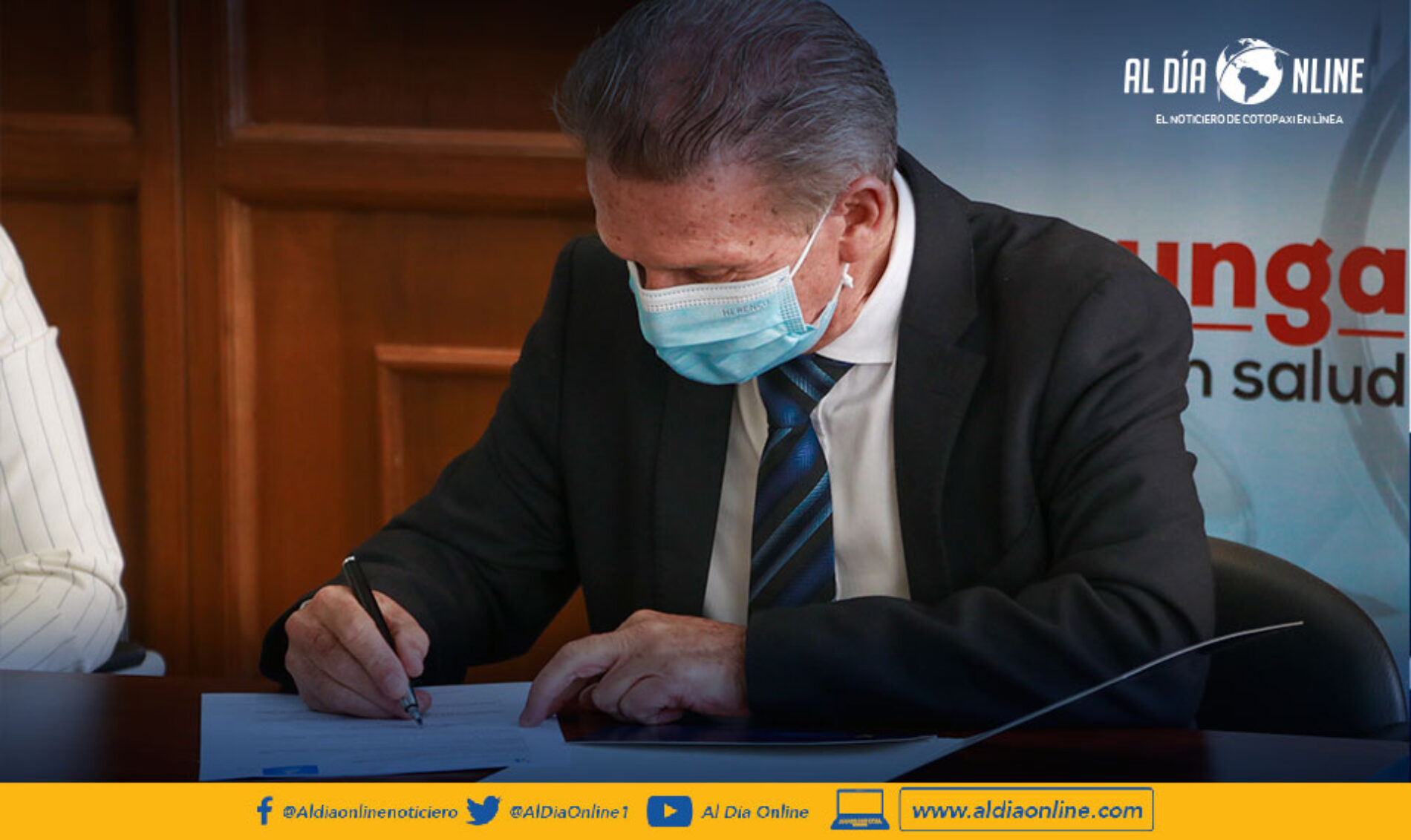 PATRONATO MUNICIPAL DE LATACUNGA FIRMÓ CONVENIO INTERINSTITUCIONAL CON EL HOSPITAL DE SOLCA TUNGURAHUA 