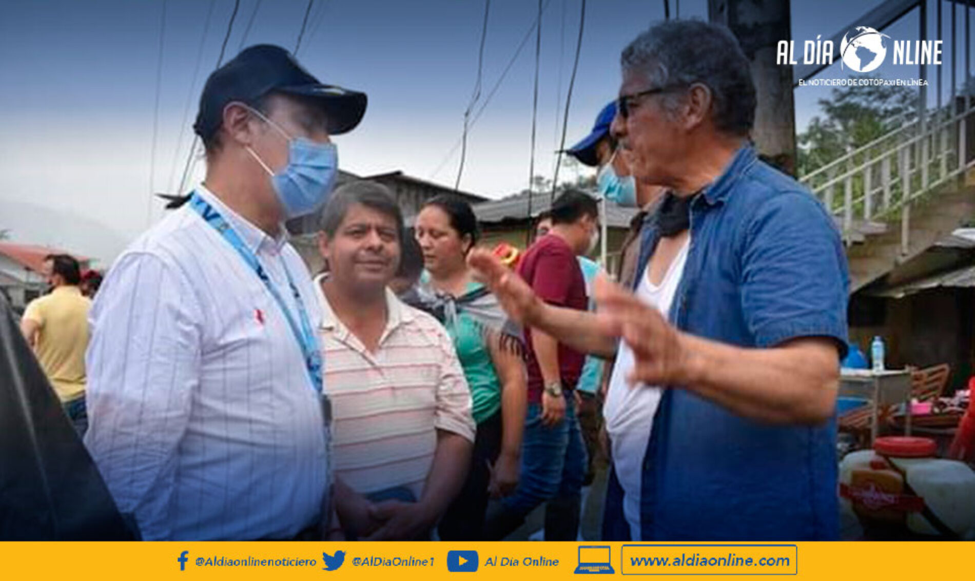 AUTORIDADES VISITARON LOS SECTORES AFECTADOS POR LA EMERGENCIA INVERNAL EN EL SUB TRÓPICO DE COTOPAXI.