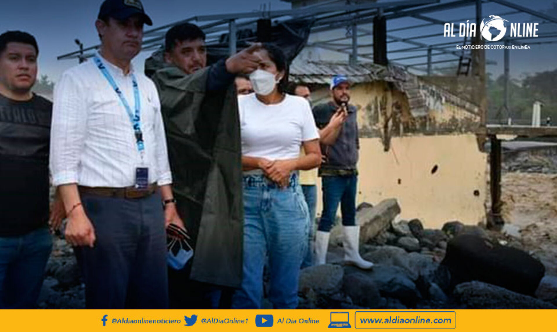 AUTORIDADES VISITARON LOS SECTORES AFECTADOS POR LA EMERGENCIA INVERNAL EN EL SUB TRÓPICO DE COTOPAXI.