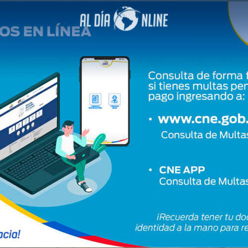 CIUDADANÍA PUEDE CONSULTAR MULTAS ELECTORALES A TRAVÉS DE LA WEB Y LA APLICACIÓN MÓVIL CNE APP