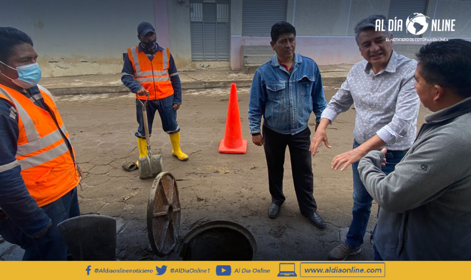 GAD. LATACUNGA DESPLIEGA  MAQUINARIA PARA LA LIMPIEZA Y HABILITACIÓN DE LAS VÍAS AFECTADAS POR LA LLUVIA EN VARIOS SECTORES DE LA CIUDAD
