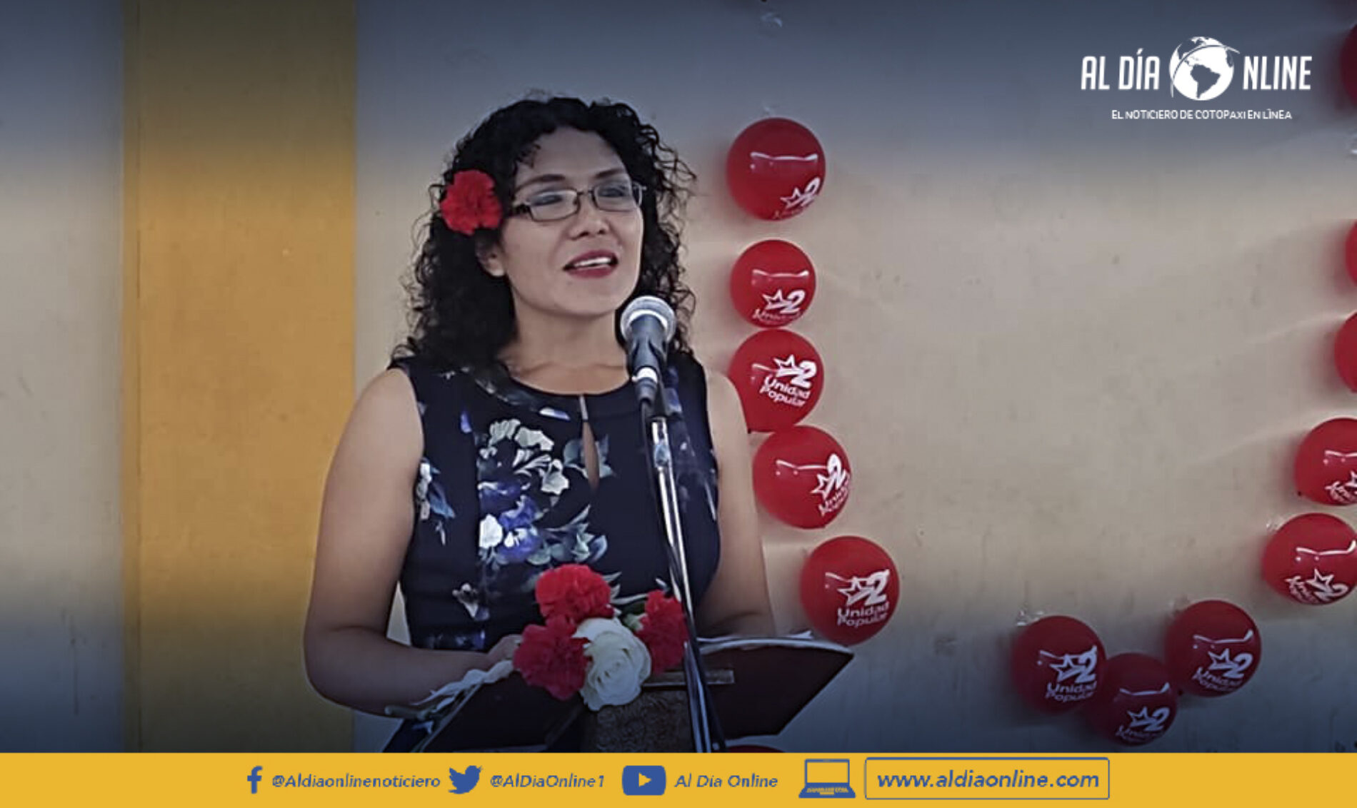 PAOLA LASCANO REELECTA DIRECTORA DE UNIDAD POPULAR Y PRE CANDIDA A LA PREFECTURA DE COTOPAXI (VIDEO)