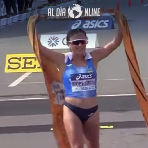 GLENDA MOREJON Y EL EQUIPO DE MARCHA  MEDALLA DE ORO EN EL  CAMPEONATO MUNDIAL DE ATLETISMO DE MARCHA POR EQUIPOS MUSCAT 22