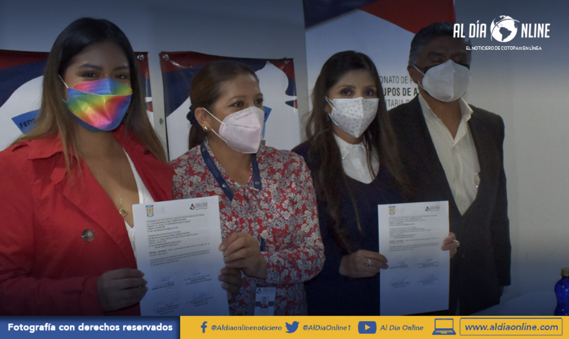PATRONATO PROVINCIAL DE COTOPAXI FIRMA CONVENIO PARA BENEFICIO DEL DEPORTE FEDERATIVO (VIDEO)