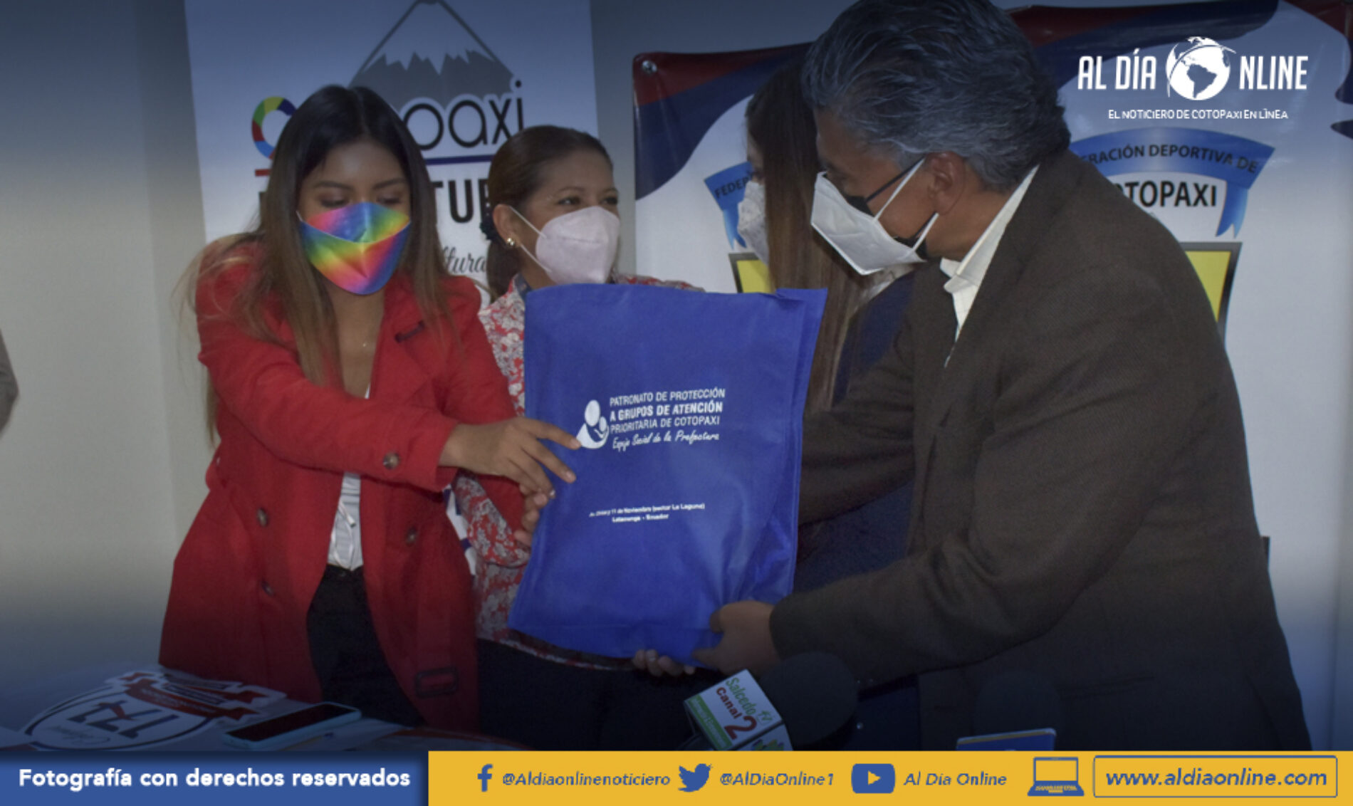 PATRONATO PROVINCIAL DE COTOPAXI FIRMA CONVENIO PARA BENEFICIO DEL DEPORTE FEDERATIVO (VIDEO)