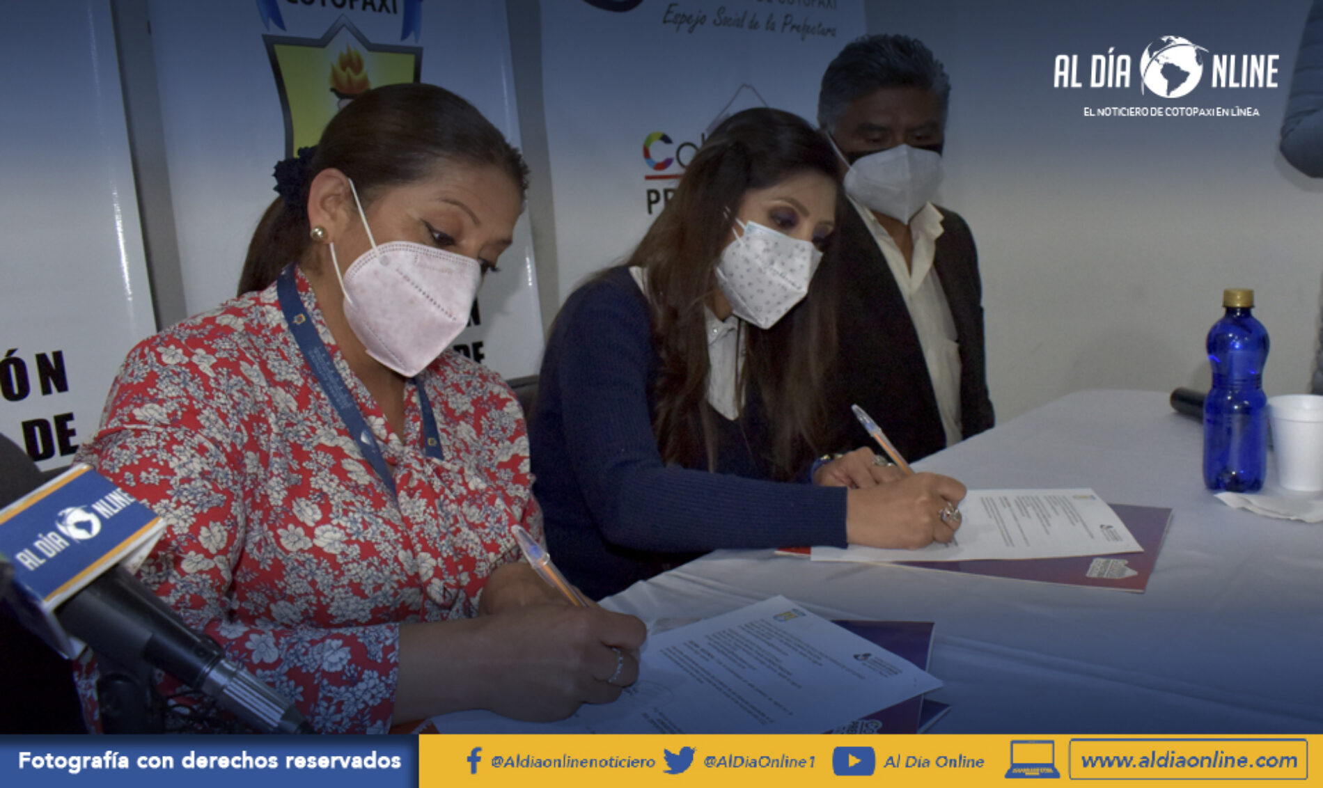 PATRONATO PROVINCIAL DE COTOPAXI FIRMA CONVENIO PARA BENEFICIO DEL DEPORTE FEDERATIVO (VIDEO)