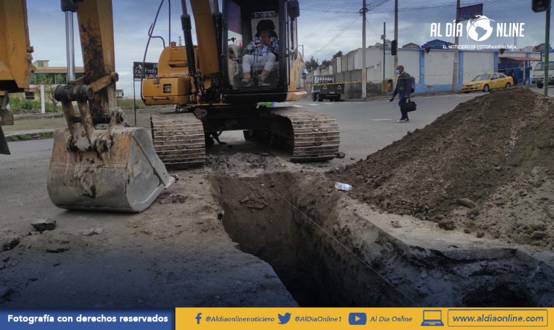 DIMAPAL DESARROLLA TRABAJOS DE TUBERÍAS DE ALCANTARILLADO EN INGRESO A PILACOTO (VIDEO)