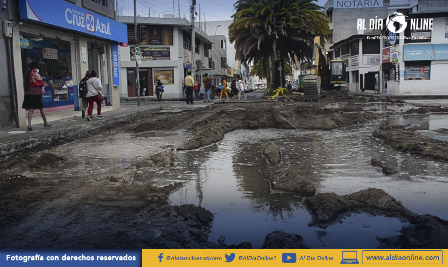 AVENIDA AMAZONAS POR INHABILITADA POR OBRA DE MEJORAMIENTO VIAL Y OBRAS COMPLEMENTARIAS. (VIDEO)